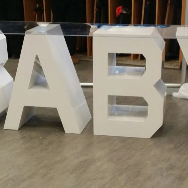 Marquee Letters Tables 6